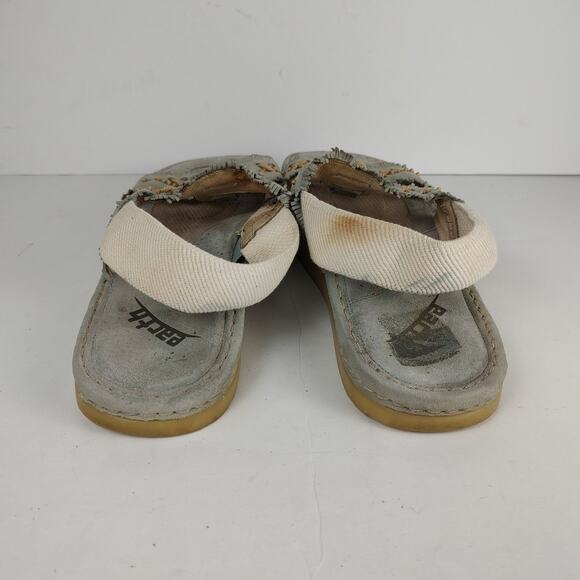 Earth U.S Patent Pending Latex Baby Blue Leather Upper Melody Sandals *Women 9 - Picture 4 of 8